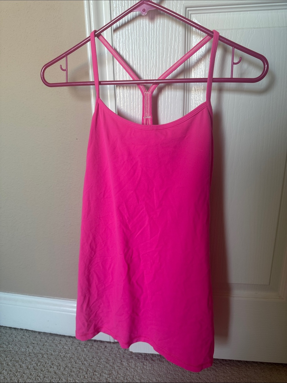 Lululemon Hot Pink Tank Top Size 8